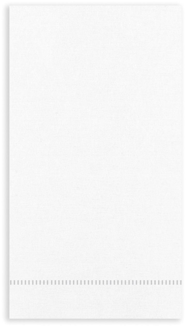 BIO Frame Guest Towel Napkins- Silver (33x40cm) 25 Pack