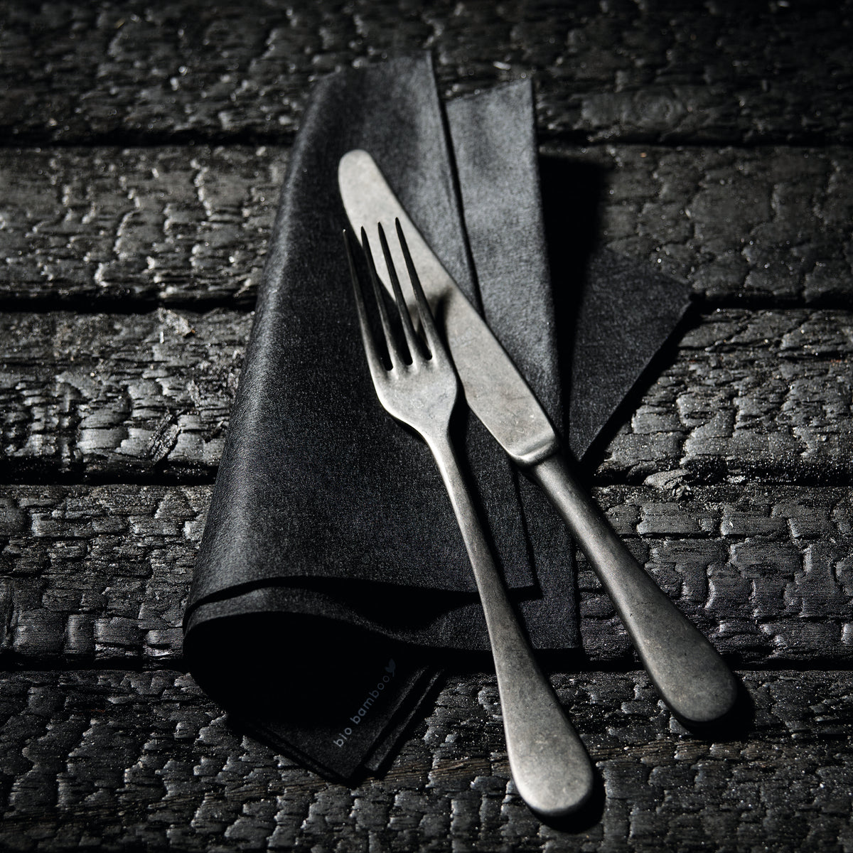 Bio Black Dinner Napkin (Pack of 50)