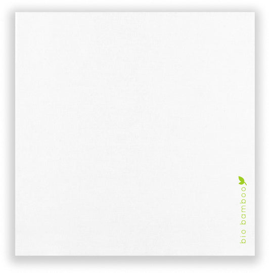 BIO Dinner Napkin- White (40x40cm) 12 x 50 Pack (Wholesale)