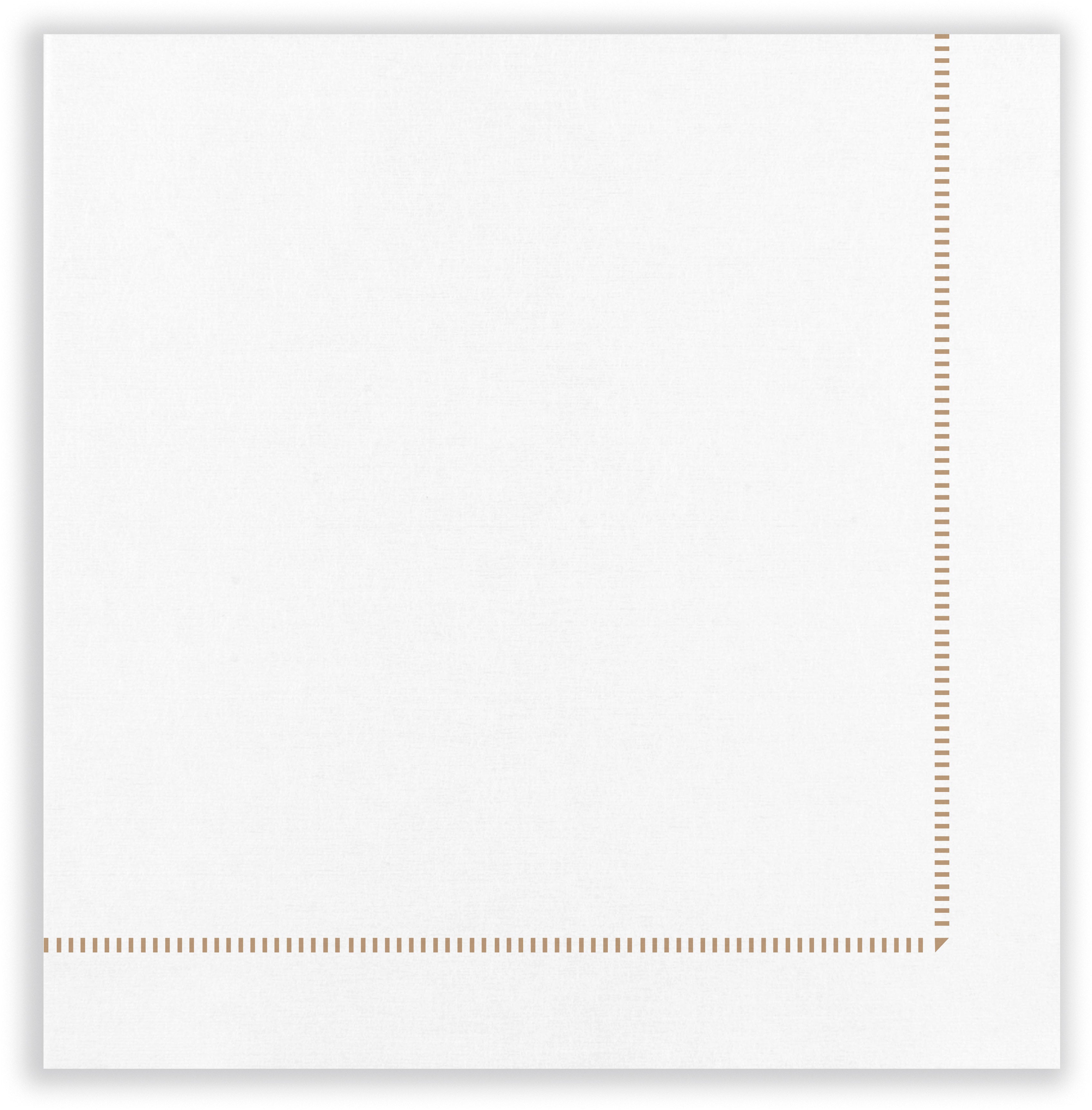 BIO Frame Hemstitch Dinner Napkins (40x40cm) 50 Pack