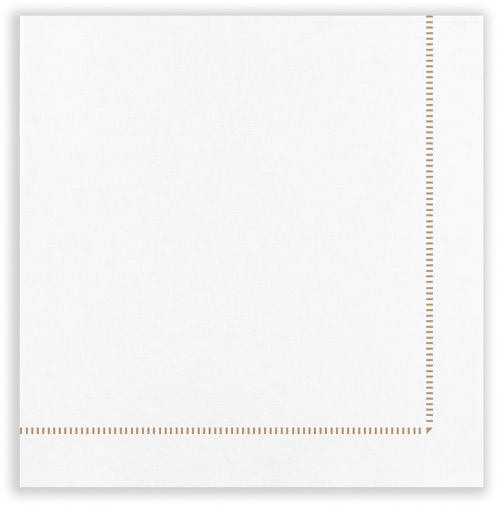 BIO Frame Hemstitch Dinner Napkins (40x40cm) 50 Pack