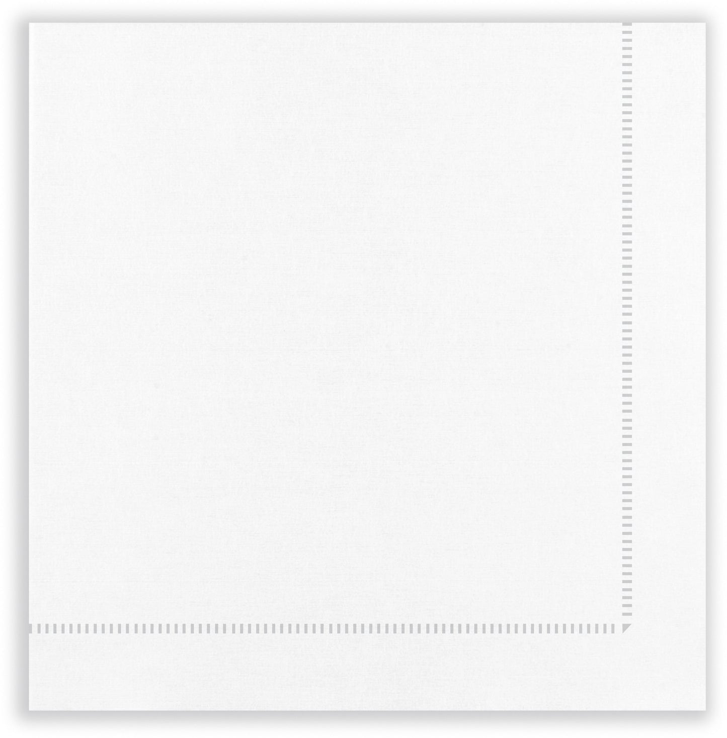 BIO Frame Hemstitch Dinner Napkins (40x40cm) 50 Pack