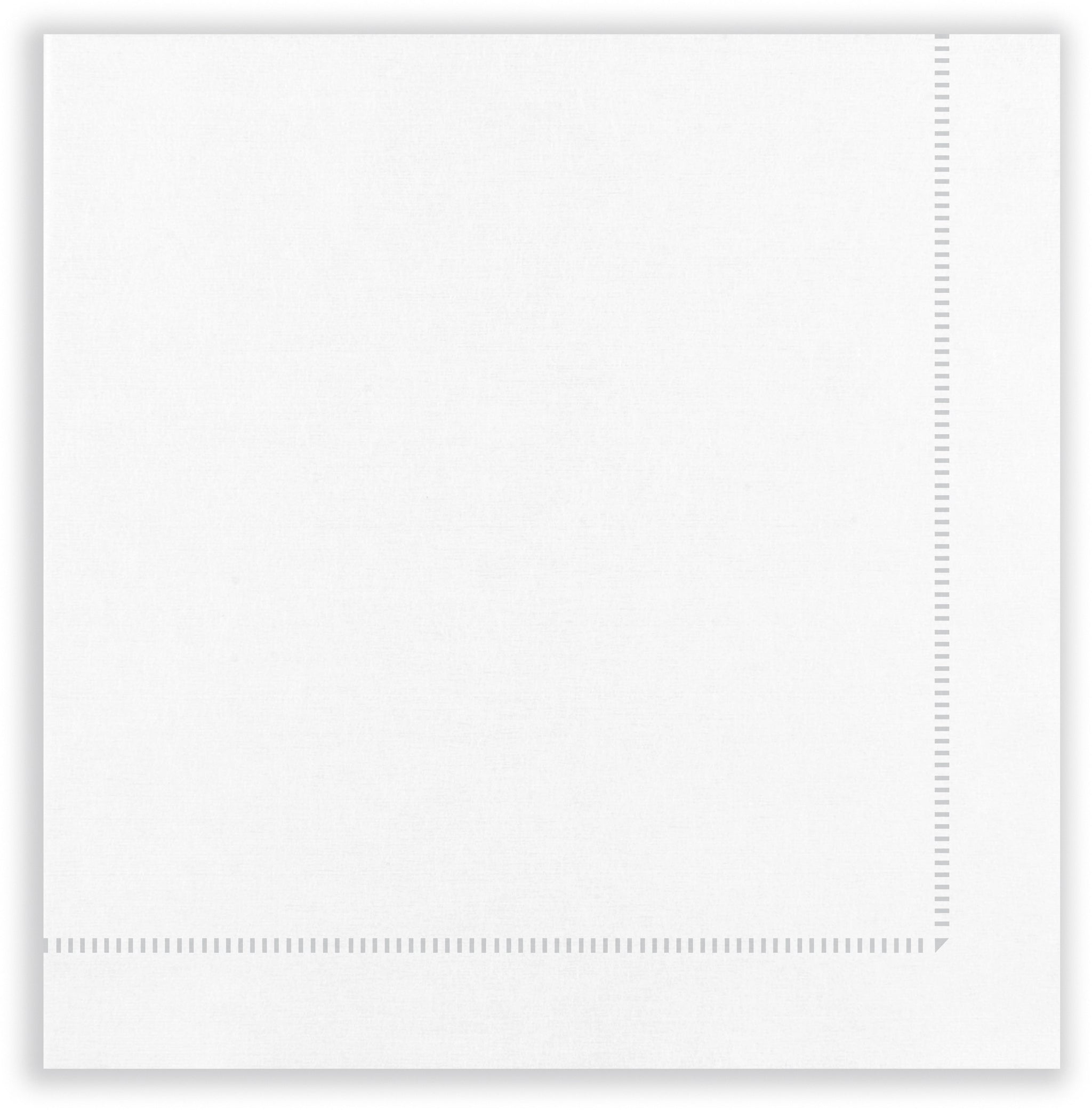 BIO Frame Hemstitch Dinner Napkins (40x40cm) 50 Pack