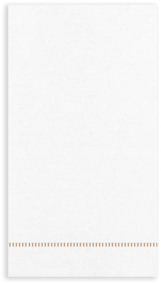 BIO Frame Guest Towel Napkins- Gold (33x40cm) 25 Pack