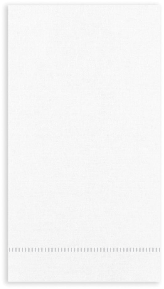 BIO Frame Guest Towel Napkins- Silver (33x40cm) 25 Pack